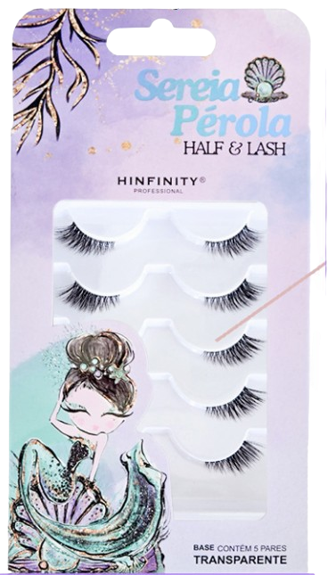 CÍLIOS POSTIÇOS SEREIA PÉROLA - SP29-5 / HINFINITY