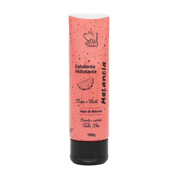 ESFOLIANTE HIDRATANTE 100g - MELANCIA / SOUL COSMÉTICOS