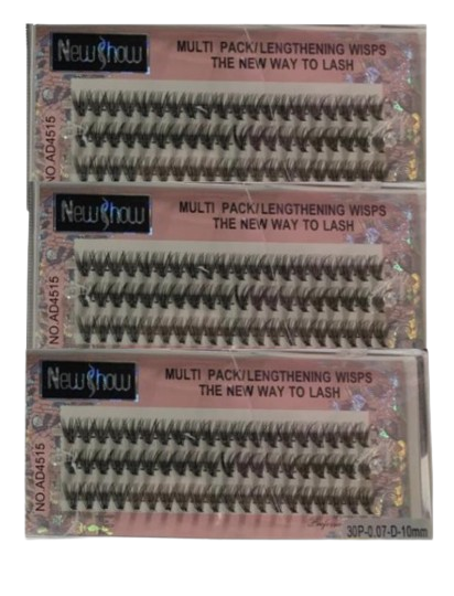 CÍLIOS POSTIÇOS TUFINHO P/ EXTENÇÃO - NO.AD4515 / NEW SHOW