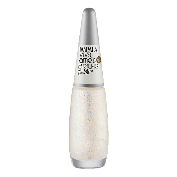 ESMALTE COM GLITTER 3D - VIM BRILHAR / IMPALA