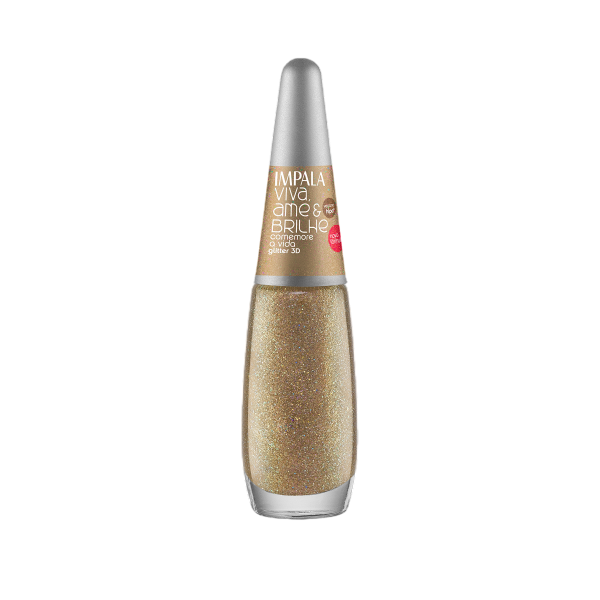 ESMALTE COM GLITTER 3D - COMEMORE A VIDA / IMPALA