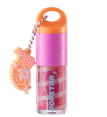 GLOSS LABIAL PARTY TIME - COR: OOPS - COLEÇÃO POPSTAR / RUBY ROSE
