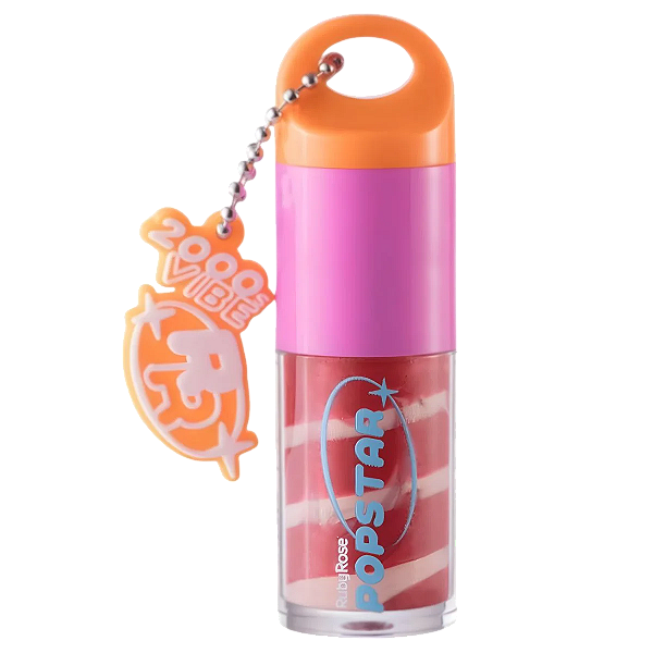 GLOSS LABIAL PARTY TIME - COR: BYE BYE - COLEÇÃO POPSTAR / RUBY ROSE