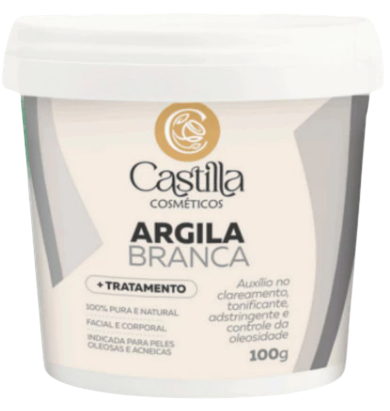 ARGILA BRANCA / CASTILLA COSMÉTICOS