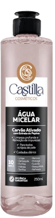 ÁGUA MICELAR | CARVÃO ATIVADO / CASTILLA COSMÉTICOS