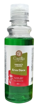 SABONETE LÍQUIDO 200ML | ERVA DOCE / CASTILLA COSMÉTICOS