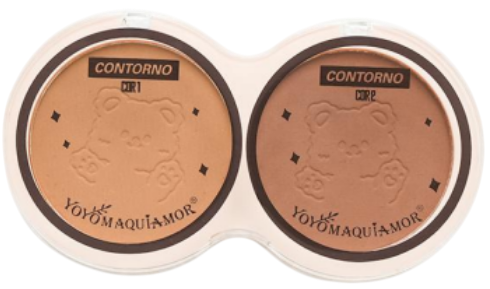 PALETA DUPLA DE CONTORNO | COR 1 / YOYO MAQUIAMOR