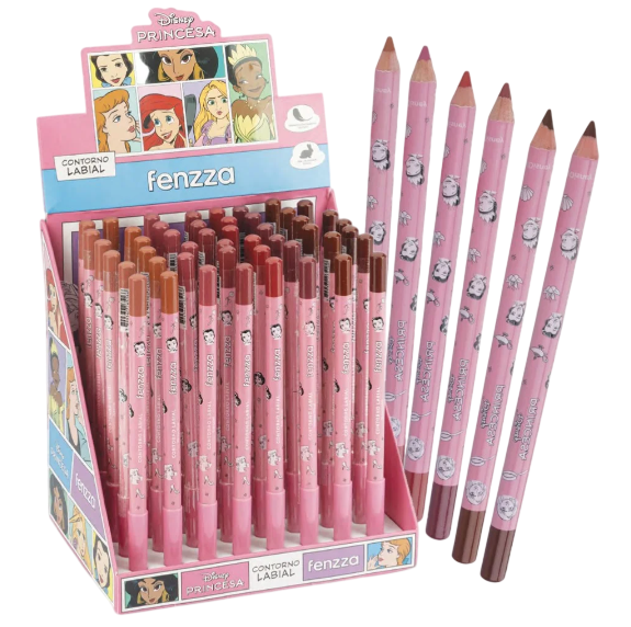 LÁPIS PARA CONTORNO LABIAL - COLEÇÃO: PRINCESAS / FENZZA