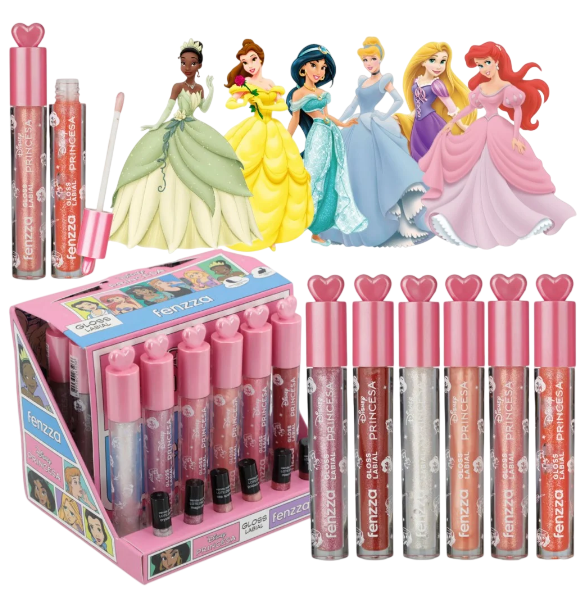 GLOSS LABIAL - COLEÇÃO: PRINCESAS / FENZZA