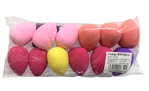 PACOTE DE ESPONJAS COM 12 UNIDADES - BEP065-2 / BILANSY