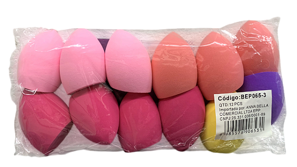 PACOTE DE ESPONJAS COM 12 UNIDADES - BEP065-3 / BILANSY