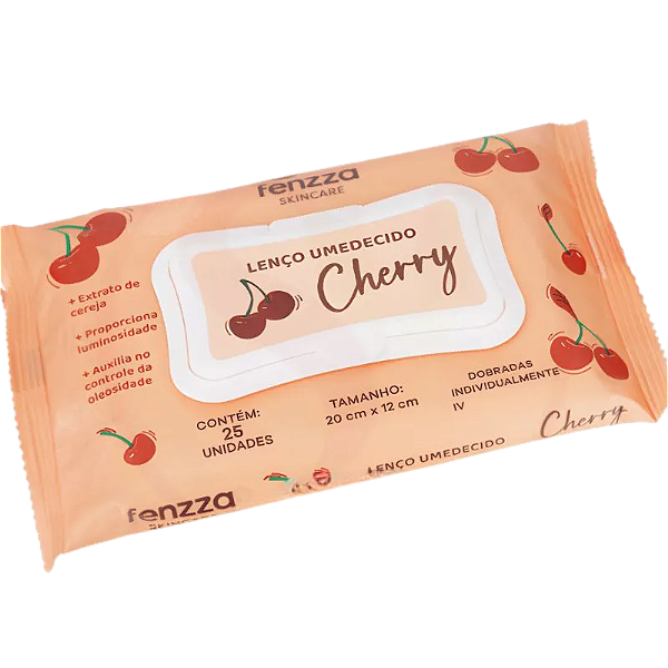 LENÇO UMEDECIDO CHERRY/ FENZZA