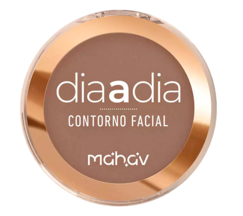 CONTORNO FACIAL COMPACTO - COR: NOZ MOSCADA / MAHAV