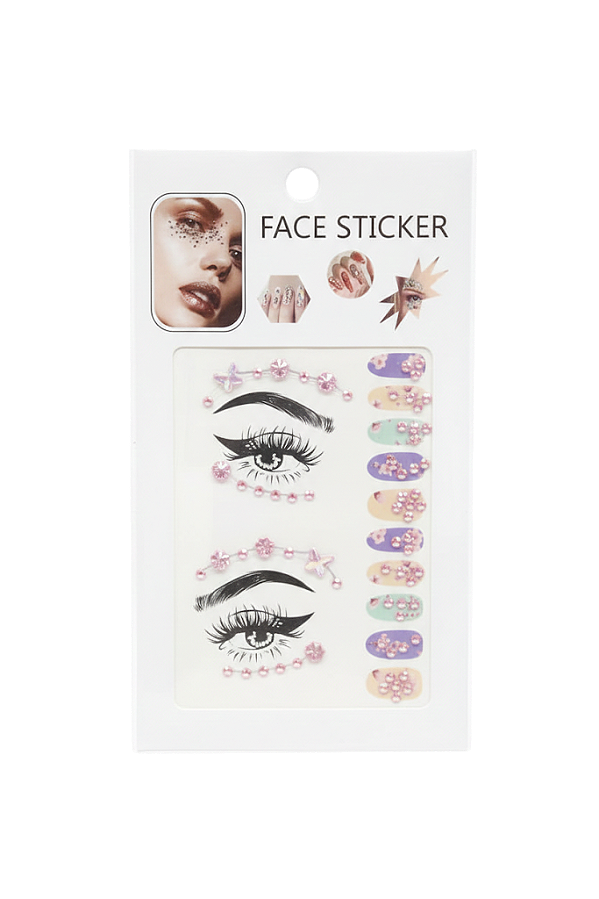 ADESIVO PARA O ROSTO E PARA AS UNHAS