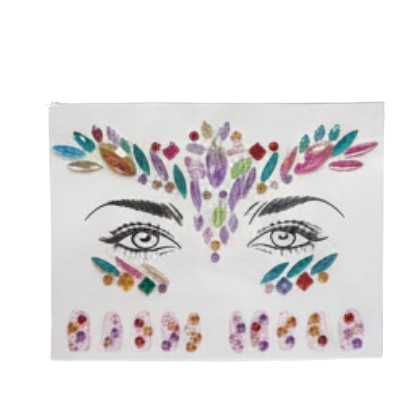 ADESIVO PARA O ROSTO E PARA AS UNHAS