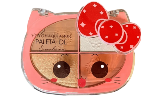 PALETA DE SOMBRAS 4 CORES - YYC-0137 - COR 1 / YOYO MAQUIAMOR
