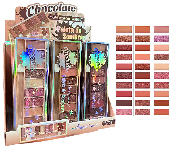 PALETA DE SOMBRAS 10 CORES - YYA-S0S17 / YOYO MAQUIAMOR