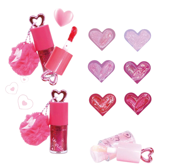 LIP GLOSS COM CHAVEIRO YYD-LP006 / YOYO MAQUIAMOR