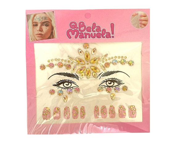 ADESIVO PARA O ROSTO E PARA AS UNHAS - QBM781 / QBELAMANUELA