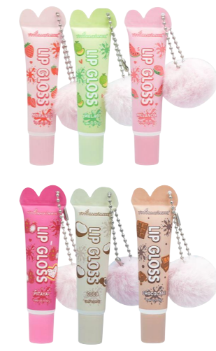 LIP GLOSS FRUTINHAS COM CHAVEIRO | VALOR UNITÁRIO| / YOYO MAQUIAMOR
