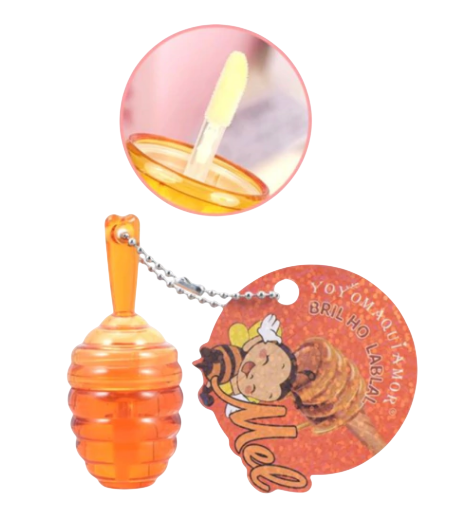 LIP GLOSS MEL COM CHAVEIRO - YYC-0221 / YOYO MAQUIAMOR