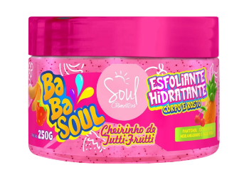 ESFOLIANTE HIDRATANTE CORPO E ROSTO-TUTTI-FRUTTI/ SOUL