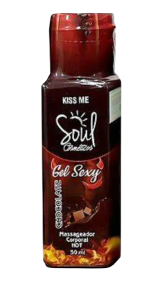 MASSAGEADOR CORPORAL HOT- CHOCOLATE GEL SEXY/ SOUL COSMETICOS