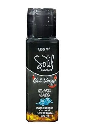 MASSAGEADOR CORPORAL HOT- BLACK MAUS GEL SEXY/ SOUL COSMETICOS
