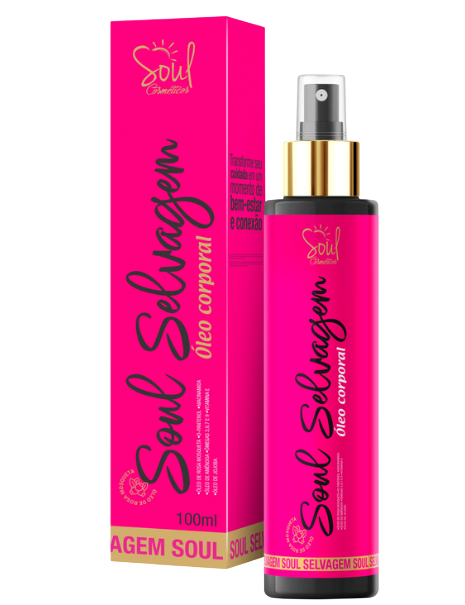 OLEO CORPORAL- SOUL SELVAGEM/ SOUL COSMETICOS