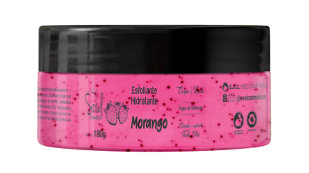 ESFOLIANTE HIDRATANTE-MORANGO/ SOUL COSMETICOS