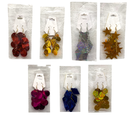 BRINCOS VARIADOS |VALOR UNITÁRIO|