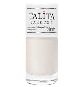 ESMALTE TRANSPARENTE-MEU BRANQUINHO PERFEITO-COLEÇAO TALITA CARDOZO/ ANITA