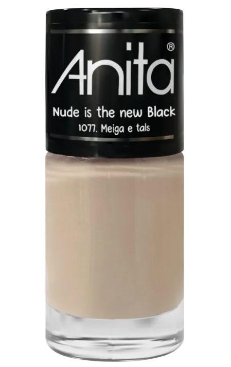 ESMALTE CREMOSO MEIGA E TALS-NUDE IS THE NEW BLACK/ ANITA