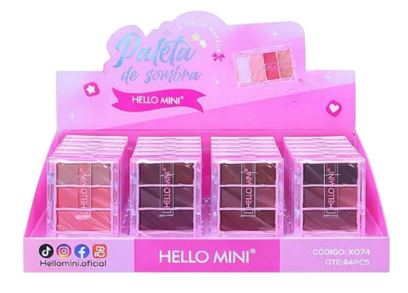 PALETA DE SOMBRA -X074 /HELLO MINI