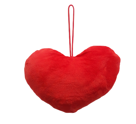 CHAVEIRO CORAÇAO DE PELUCIA