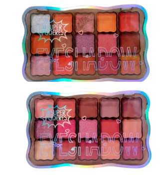 PALETA SOMBRAS 15 CORES/ SUPER PODERES