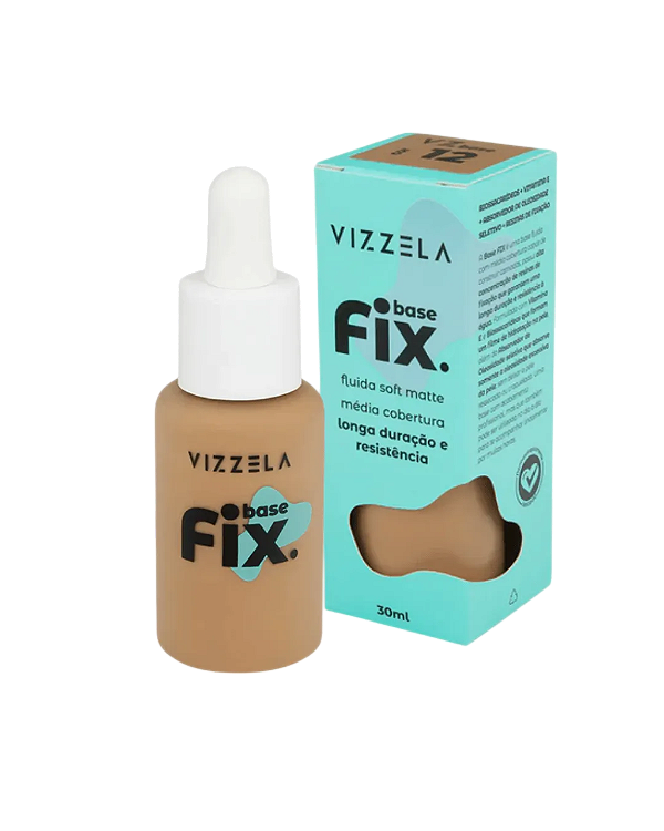 BASE FIX MÉDIA COBERTURA - COR 12 / VIZZELA