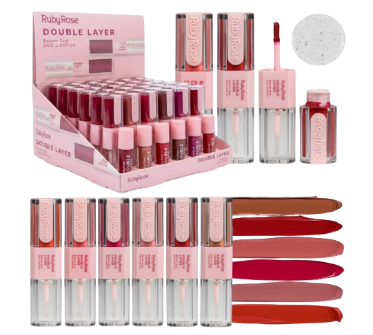 BATOM DUO GLOSS -DOUBLE LAYER G1 /RUBY ROSE