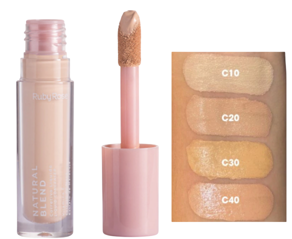 CORRETIVO LÍQUIDO - NATURAL BLEND - / RUBY ROSE
