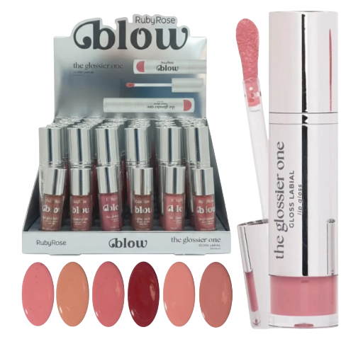 GLOSS LABIAL THE GLOSSIER ONE - COLEÇAO BLOW - / RUBY ROSE