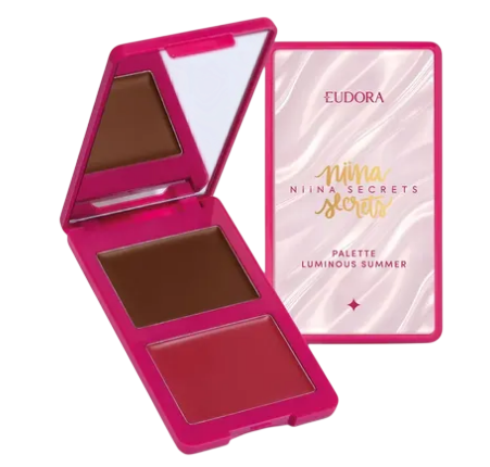 DUO DE BLUSH E CONTORNO | BRONZER | - COR : 02 / NIINA SECRETS