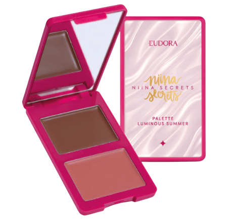 DUO DE BLUSH E CONTORNO | BRONZER | - COR : 01 / NIINA SECRETS