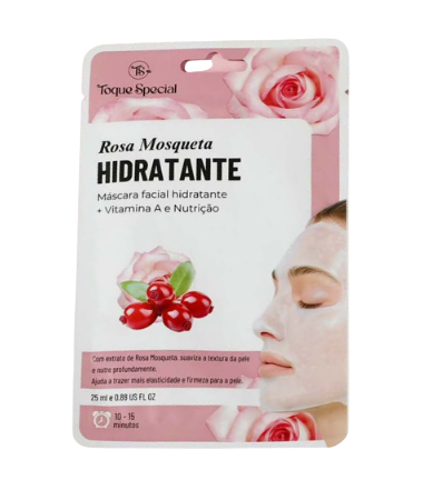 MÁSCARA FACIAL HIDRATANTE -ROSA MOSQUETA - TOQUE SPECIAL