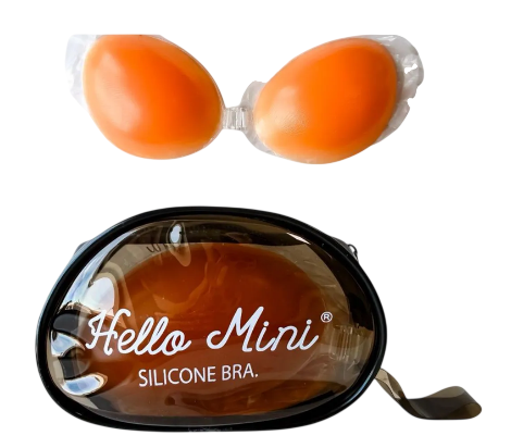 SUTIÃ DE SILICONE AUTOADESIVO COM NECESSARIE / HELLO MINI