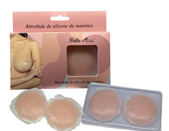ALMOFADA DE SILICONE DE MAMILOS AUTOADESIVO - HL602- / HELLO MINI