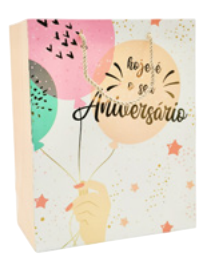 SACOLA DE PRESENTE P |HOJE É SEU ANIVERSÁRIO| / TOKYO DESIGN
