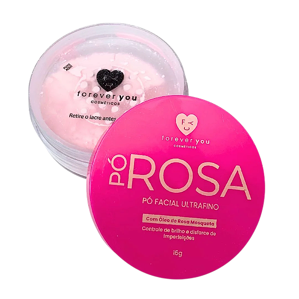 PÓ FACIAL ULTRAFINOCOM ÓLEO DE ROSA MOSQUETA - FY018- / FOREVER YOU