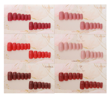 UNHAS POSTIÇAS -RA-607-4- /RUBY ANJO