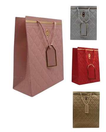 SACOLA PARA PRESENTE -23X18X10CM- |FJ90052|