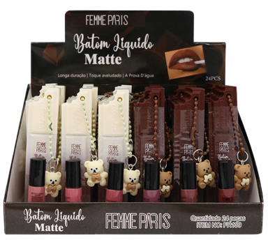 BATOM LÍQUIDO MATTE-FR139- /FEMME PARIS